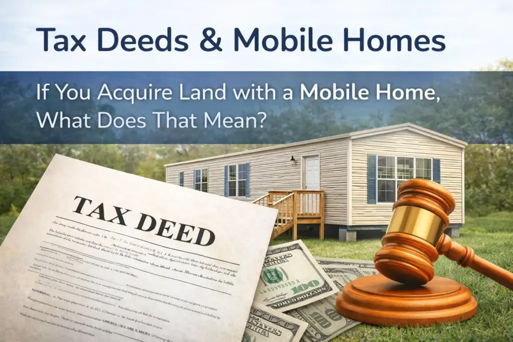 Tax Deeds & Mobile Homes
