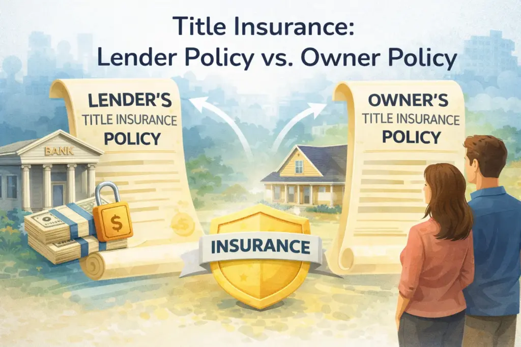 Title Insurance: Lender Policy vs. Owner Policy