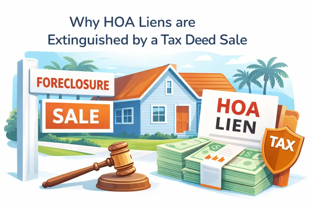 Why HOA Liens are Extinguished by a Tax Deed Sale