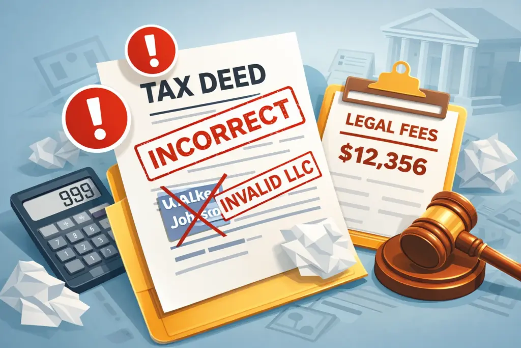 Incorrect Tax Deed Recording – Subverting the Hassle