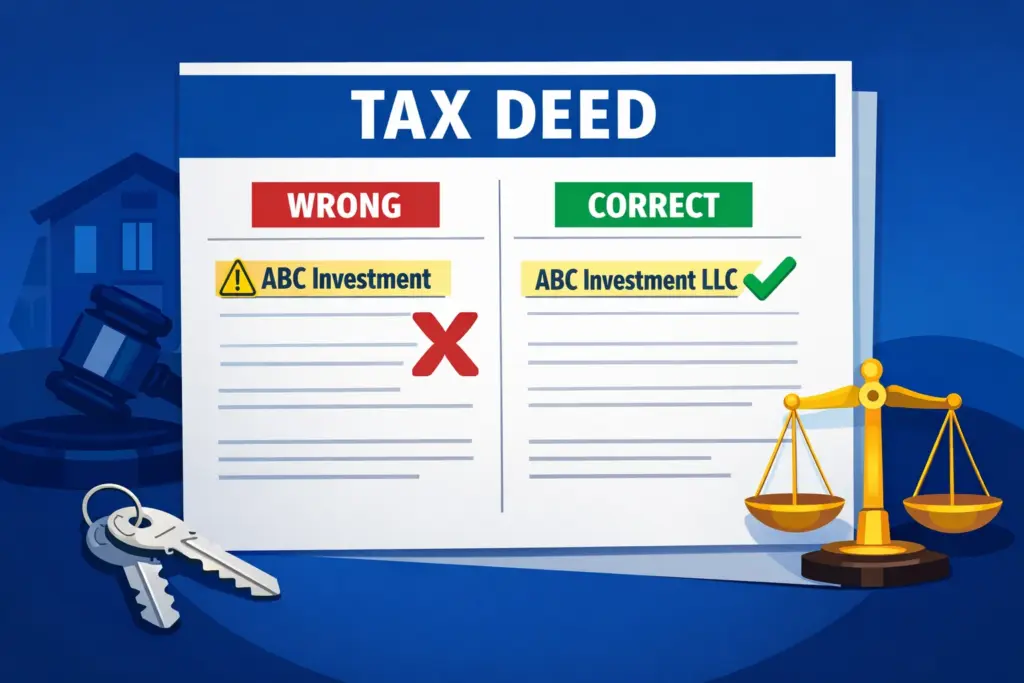 A Vested Interest: Tax Deed Properties and the Importance of Proper Vesting of Title